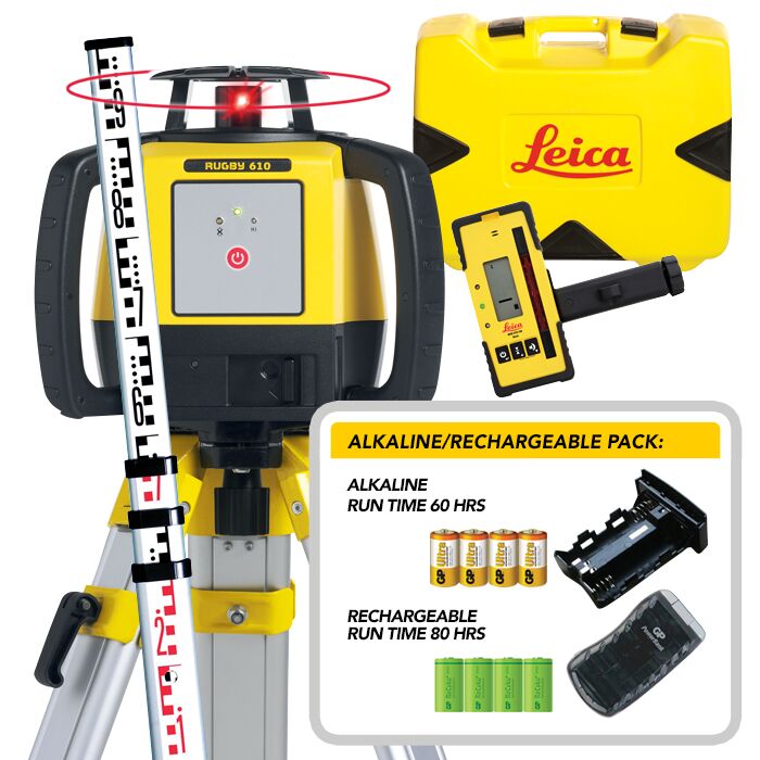 Rugby 610 Alkaline / Rechargeable Pack