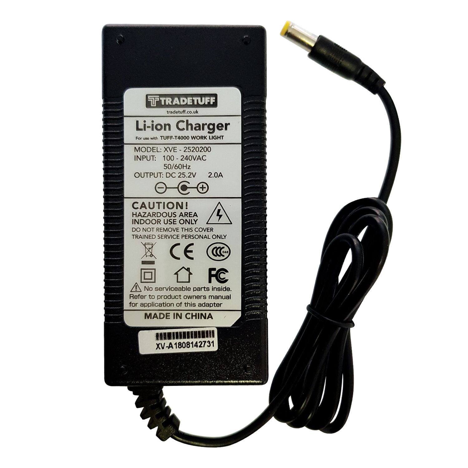 Tuff-T Mains Charger Tuff-T Mains Charger