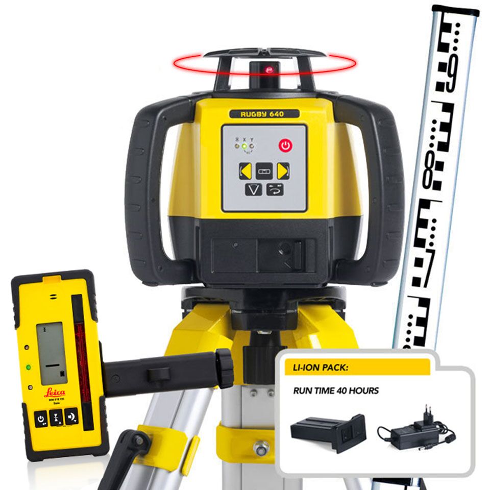 Leica Rugby 640 Li-ion Kit – RE120 - Image 1