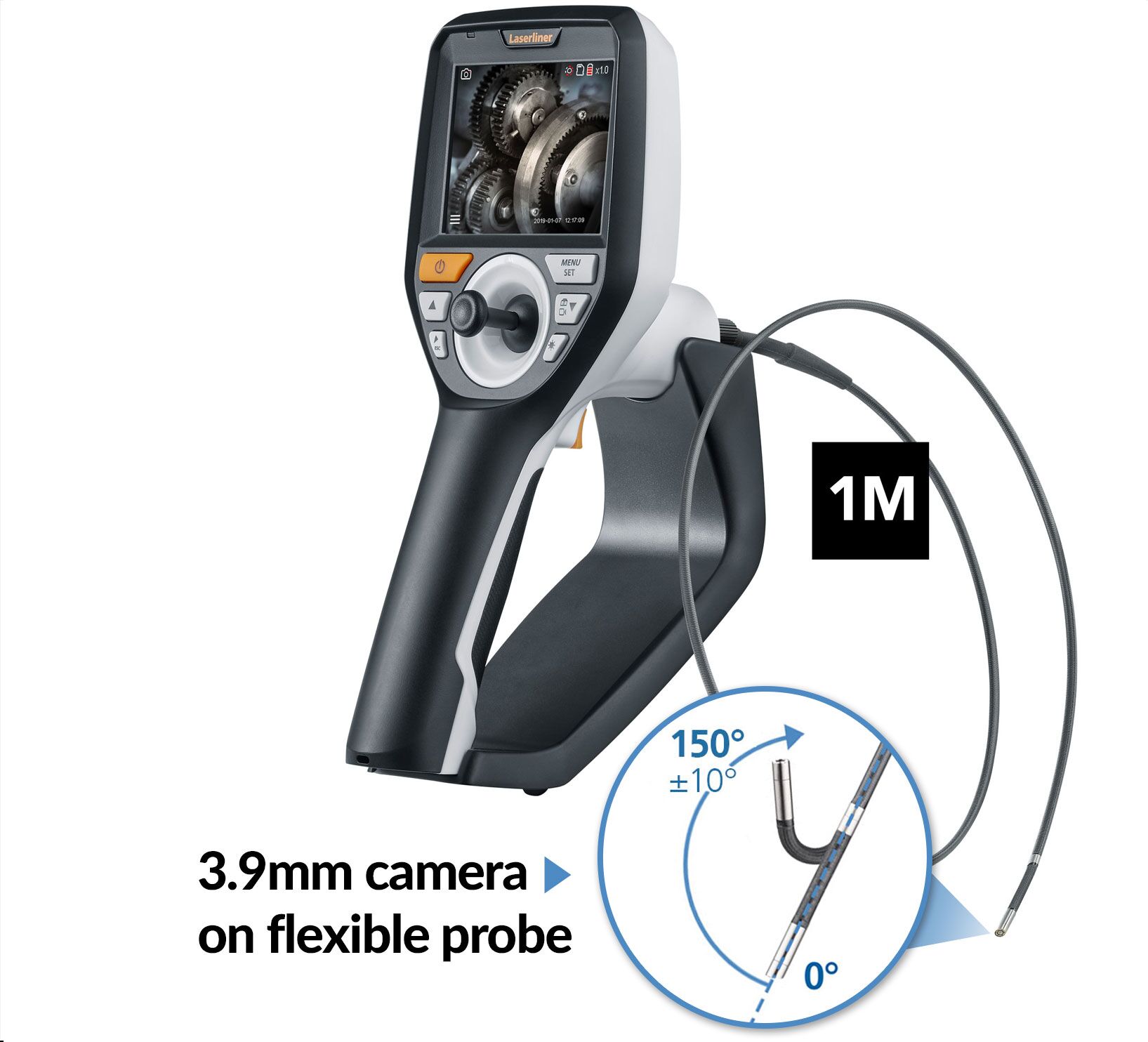 Laserliner VideoInspector 3D Micro with Flexible Probe - 082.277A Laserliner VideoInspector 3D Micro with Flexible Probe - 082.277A