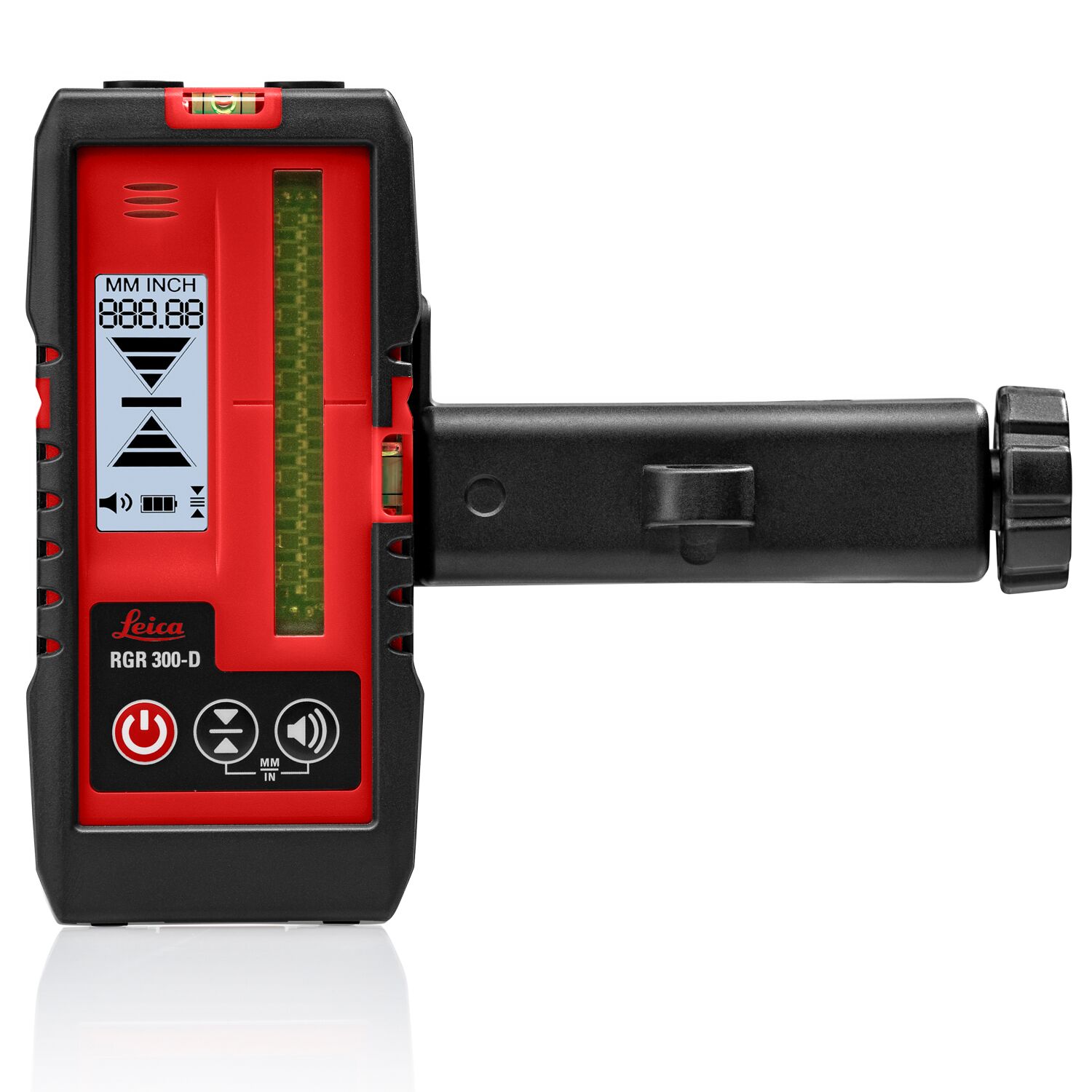 Leica RGR 300-D - Receiver with Bracket Front