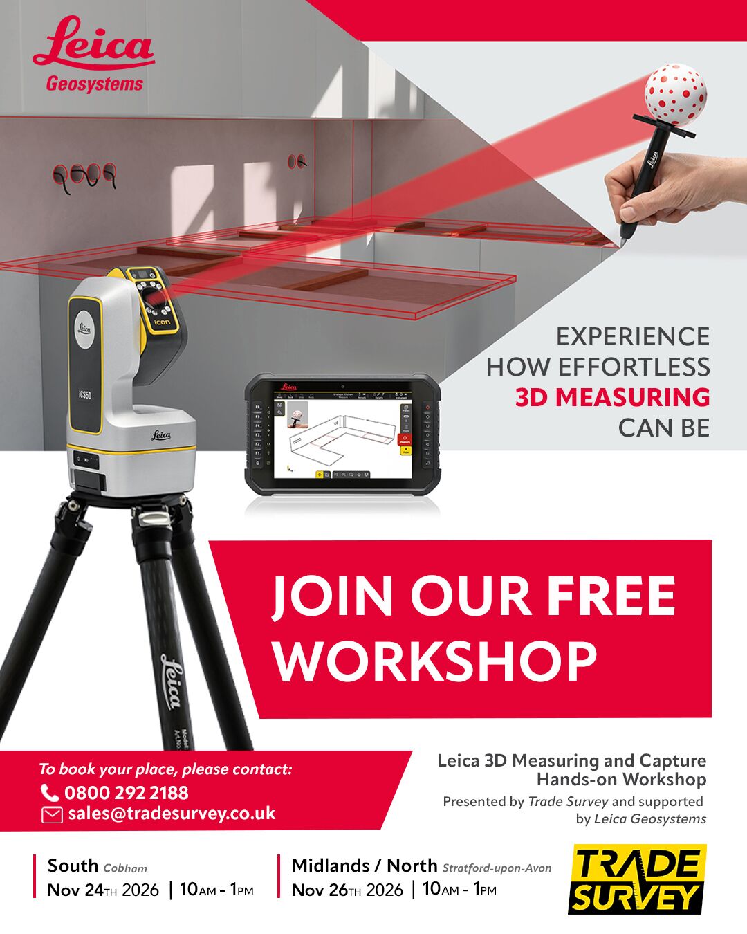 Leica 3D Measuring & Capture Solutions Workshop - Image 1