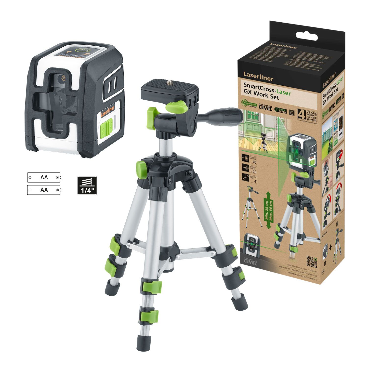 Laserliner SmartCross-Laser GX Work Set - Scope of Delivery