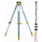Leica Construction Tripod & Levelling Staff included