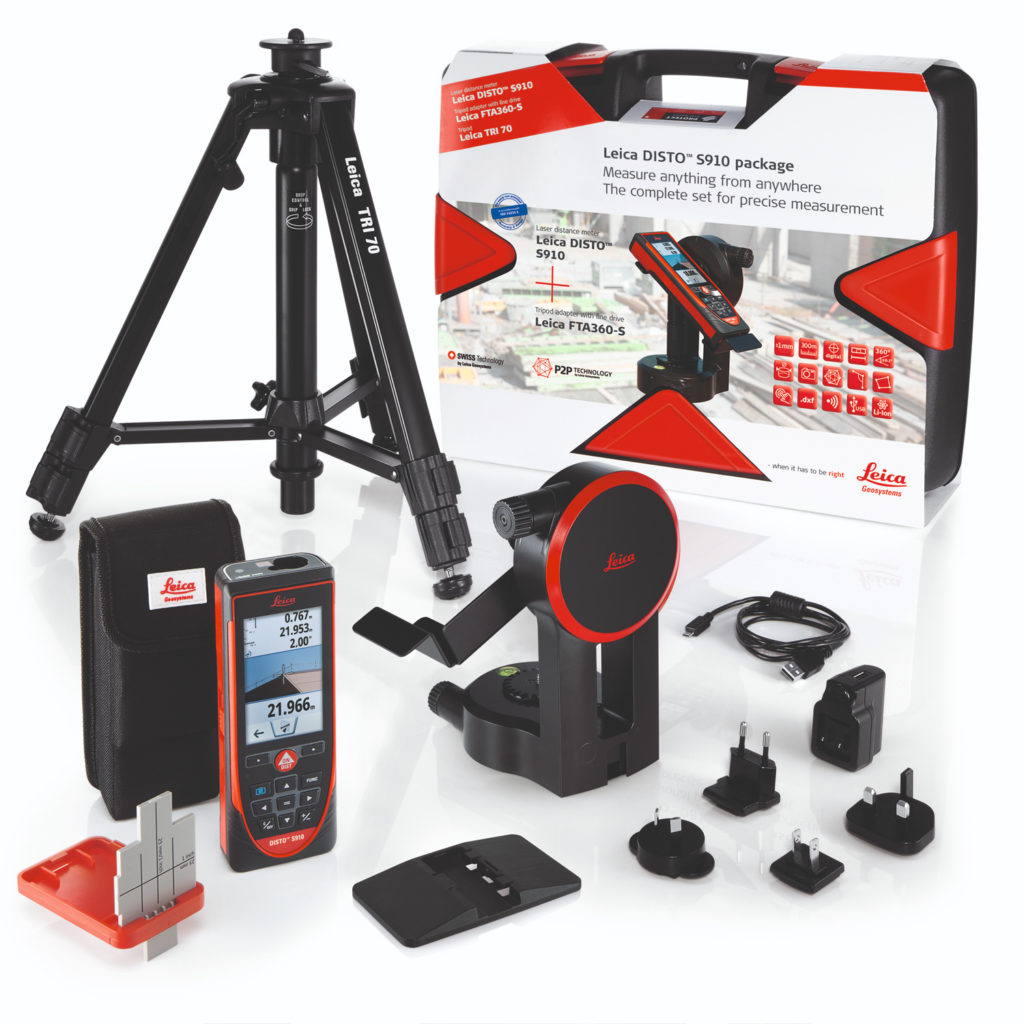 Leica DISTO S910 Kit - scope of delivery