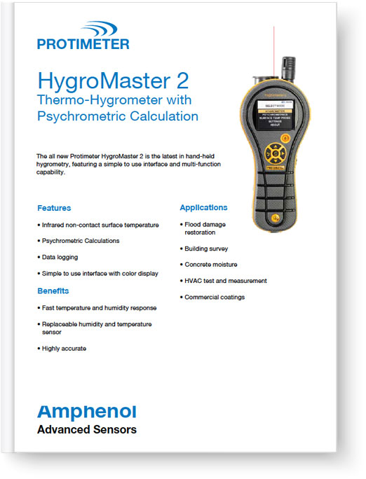 Protimeter HygroMaster 2 Brochure