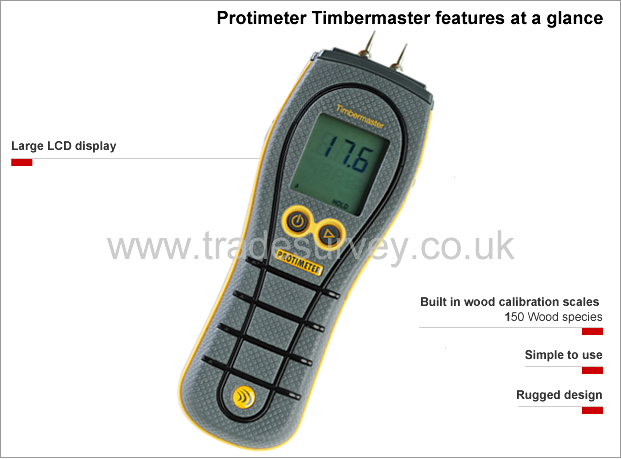 Protimeter Timbermaster - feature at a glance