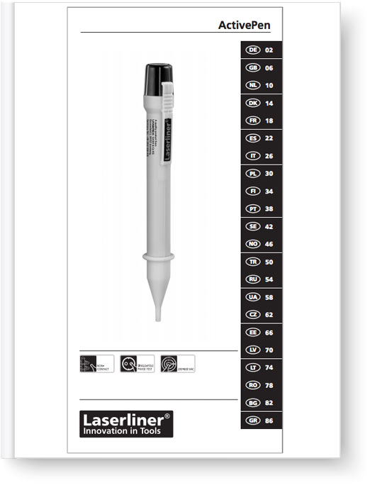 Laserliner ActivePen - Manual