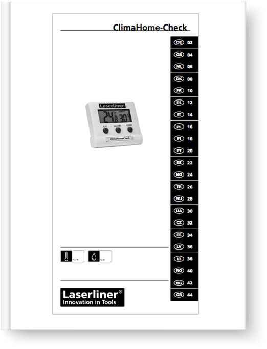 Laserliner ClimaHome-Check - Manual