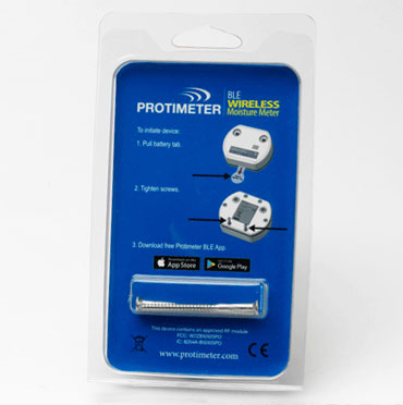 Protimeter BLE - Wireless Moisture Meter packaging back
