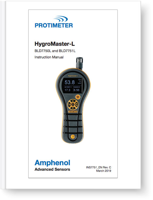 Protimeter HygroMaster L Manual