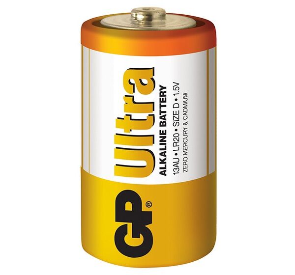 GP Ultra Alkaline Battery - LR20 D