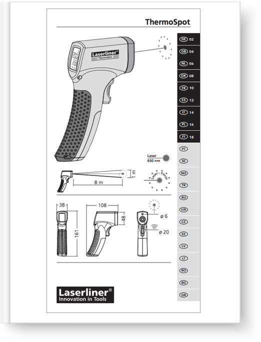 Laserliner ThermoSpot - Manual