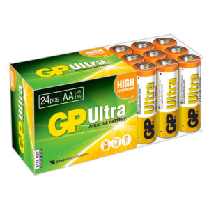 GP Ultra Alkaline Batteries - 24 Pack AA