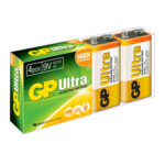 GP Ultra Alkaline Batteries - 4 Pack 9V