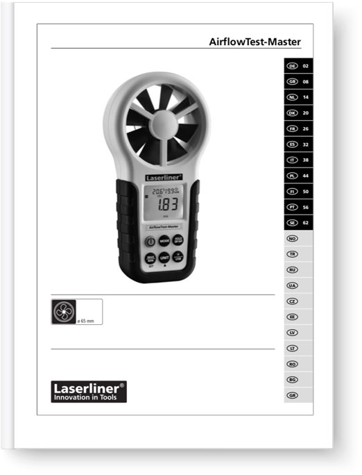 Laserliner AirflowTest-Master - Manual