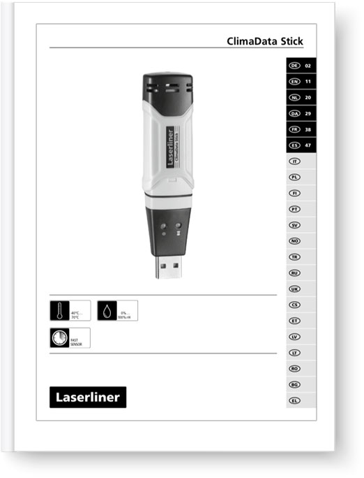 Laserliner ClimaData Stick - Manual