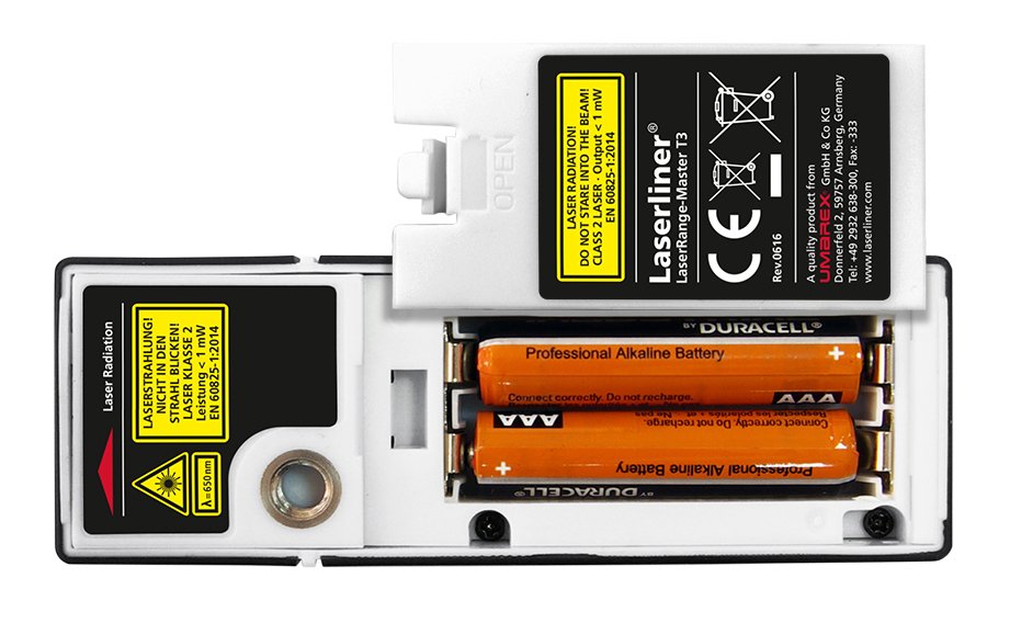 LaserRange Master T3 - Battery Compartment