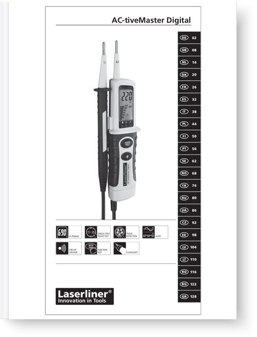 Laserliner ActiveMaster Digital - Manual