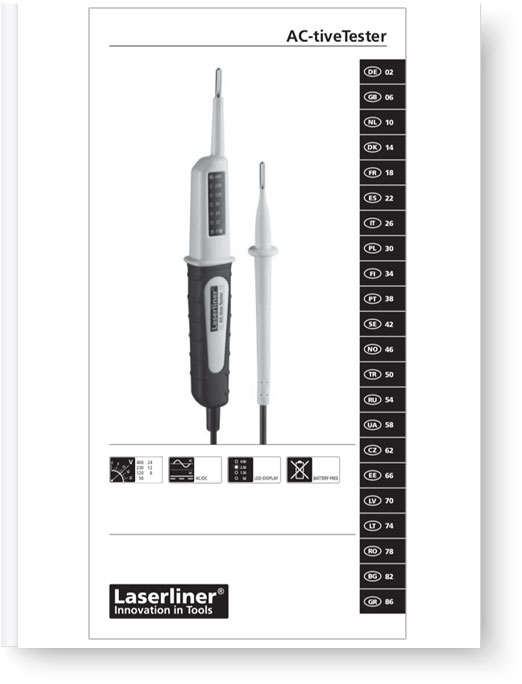 Laserliner ActiveTester - Manual