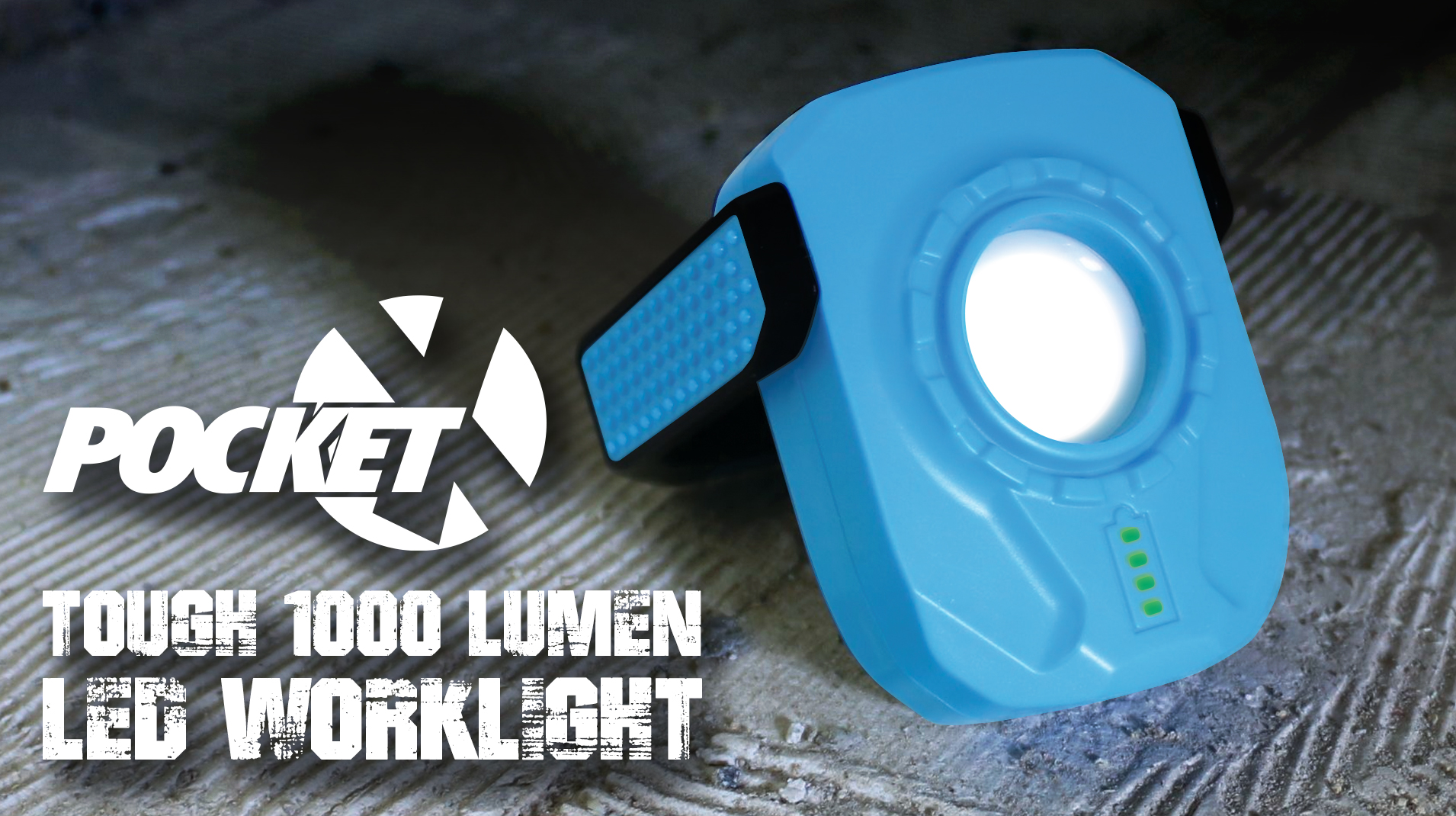 TradeTuff PocketX - Tough 1000 Lumen LED Worklight