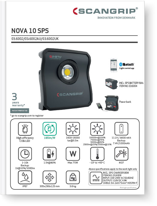 ScanGrip Nova 10 SPS - Manual