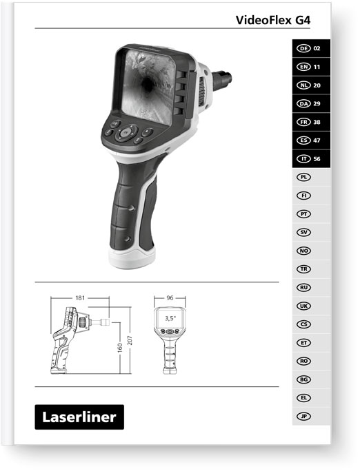Laserliner VideoFlex G4 XXL - Manual Part 1