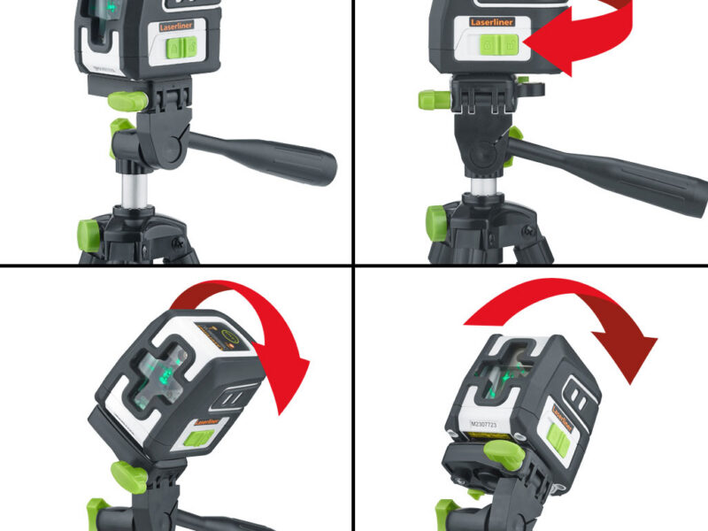 Laserliner SmartCross-Laser GX - Three Way Tripod Head